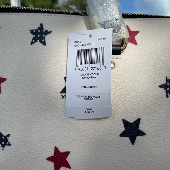 🔥🔥LAST SET Coach American Star Print Tote and Wallet NWT - Picture 12 of 15